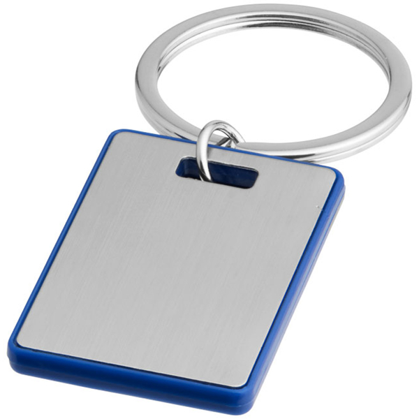 rectangular blue donato keyring