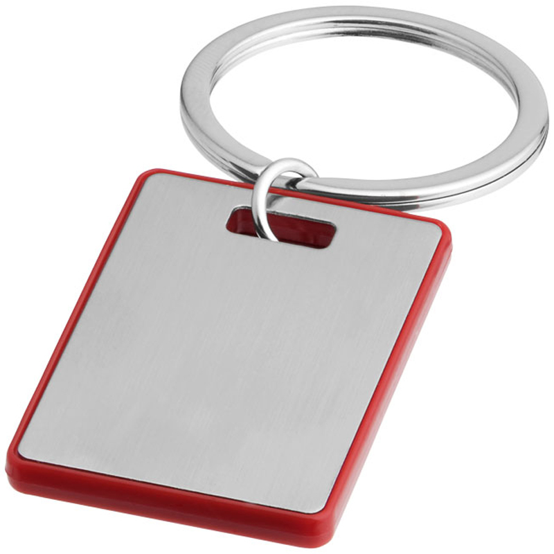 rectangular red donato keyring