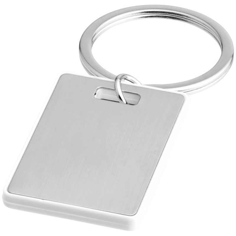 rectangular silver donato keyring