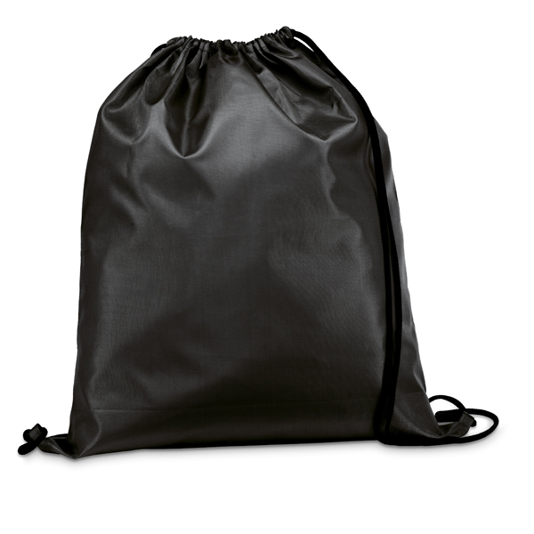 Draw string sports bag with black strings