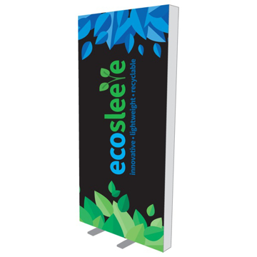 tall eco exhibition stand sign