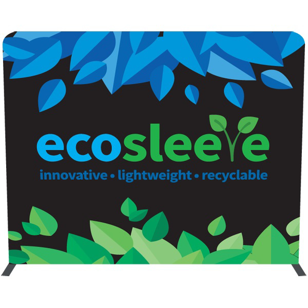 eco exhibition stand backdrop sign