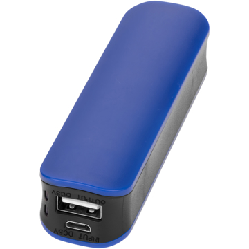 Black and blue power bank