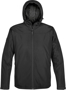 Endurance Thermal Softshell in black with full zip and hood
