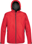 Endurance Thermal Softshell in red with full zip and hood