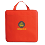 Enjow Cushion in red with 2 colour print logo
