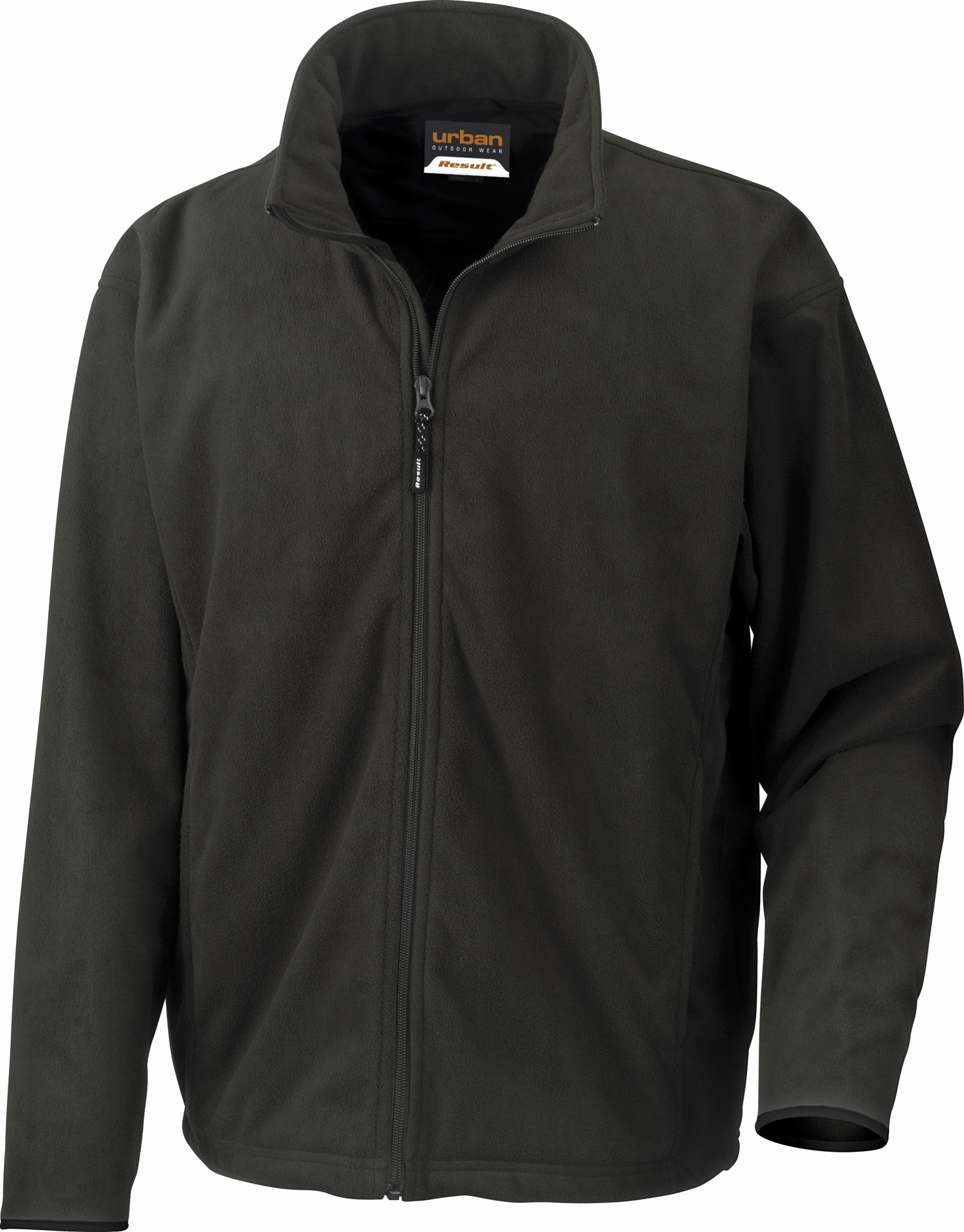 Extreme Climate Stopper Fleece in black with full length zip