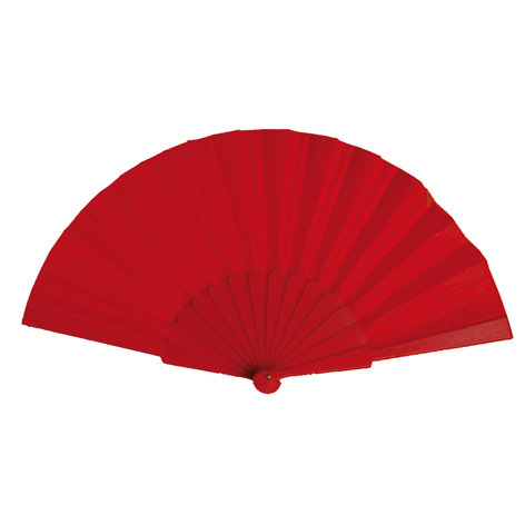 Fabric Tela Fan in red