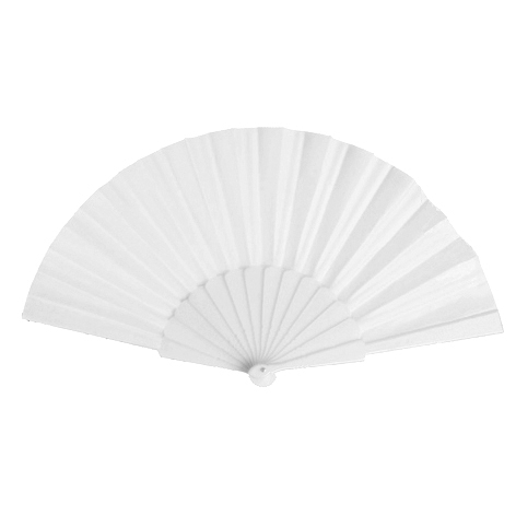 Fabric Tela Fan in white
