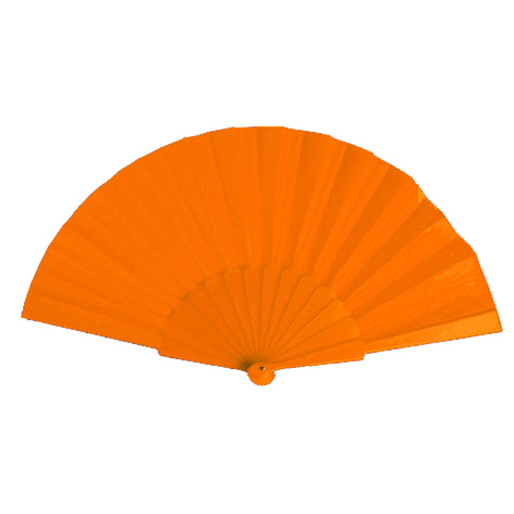 Fabric Tela Fan in orange
