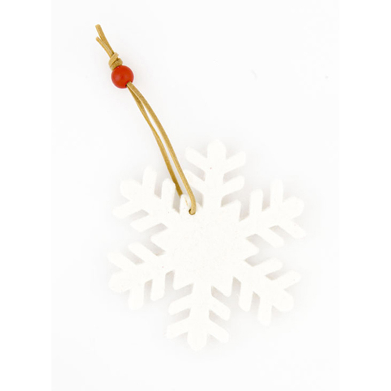 Fantasy Felt Christmas Decoration white snowflake