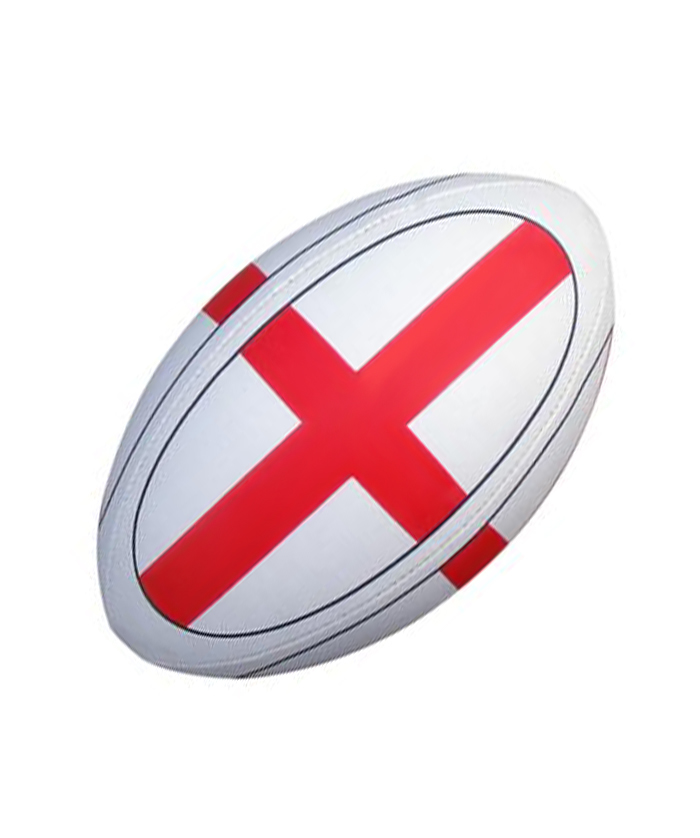 Flag Pattern Rugby Ball England Flag