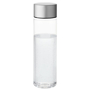 900ml clear sleek water bottle with silver lid