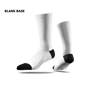 Full Sub Socks in white and black