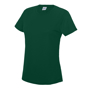 Girlie Cool T in green with crew neck