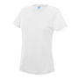 Girlie Cool T in white with crew neck
