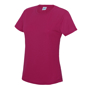 Girlie Cool T in magenta with crew neck