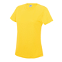 Girlie Cool T in yellow with crew neck