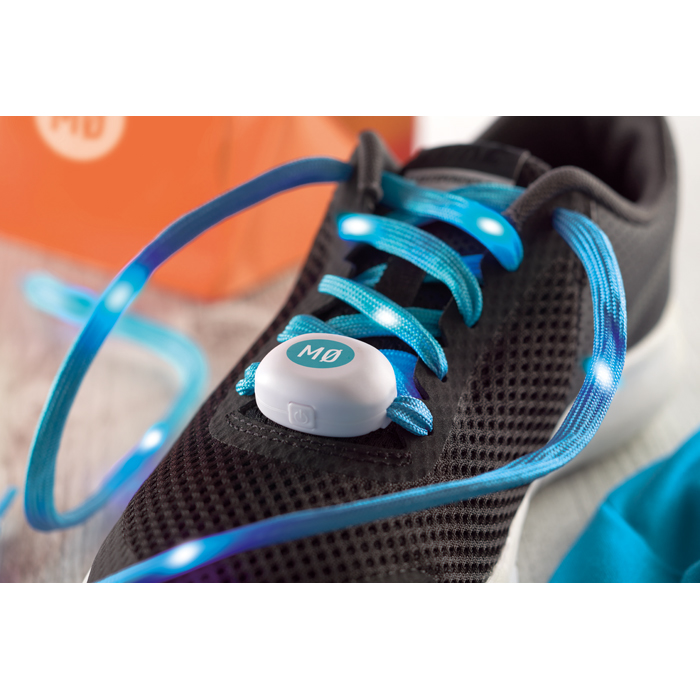 Glow Shoe Laces With Shoe