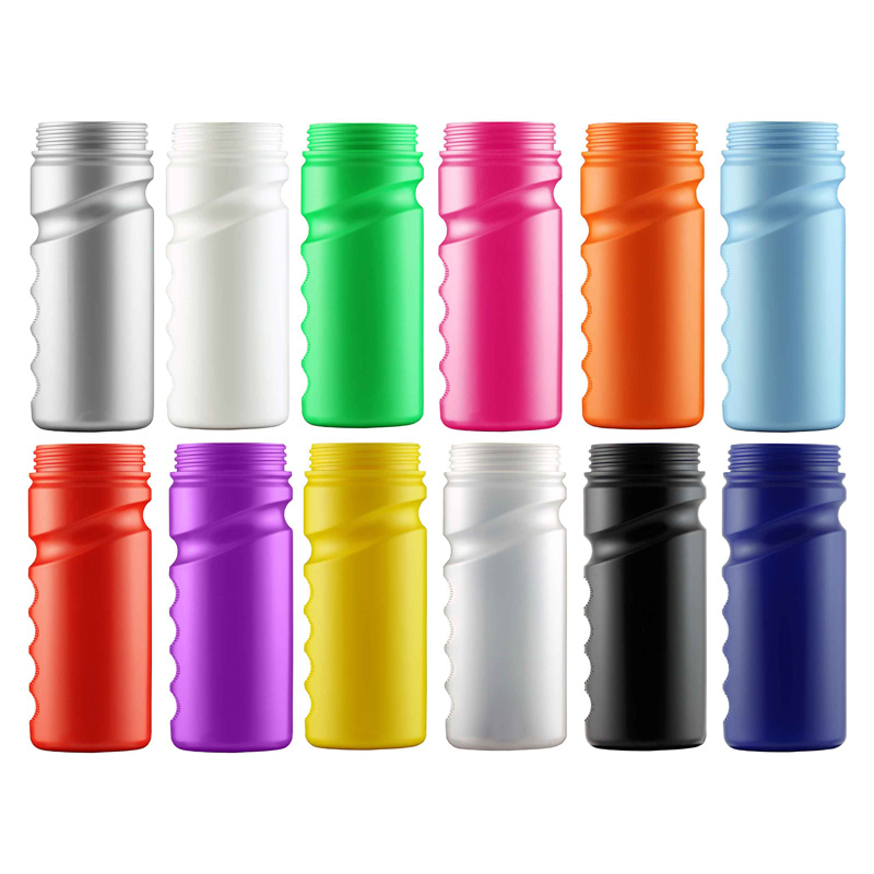 Grip sports bottle body only, showing 12 different colour options.