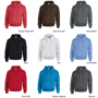 Heavy Blend Hooded Sweatshirt with double lined hood, pouch pocket and drawstrings
