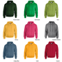 Heavy Blend Hooded Sweatshirt with double lined hood, pouch pocket and drawstrings