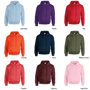 Heavy Blend Hooded Sweatshirt with double lined hood, pouch pocket and drawstrings