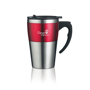 Highland Mug in red and silver with 1 colour print logo