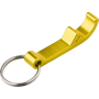 Keyring and bottle opener in yellow other side