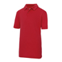 Kids Cool Polo in red with collar and 2 buttons