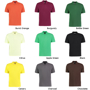 Kustom Kit Klassic Short Sleeve polo with collar and 3 buttons