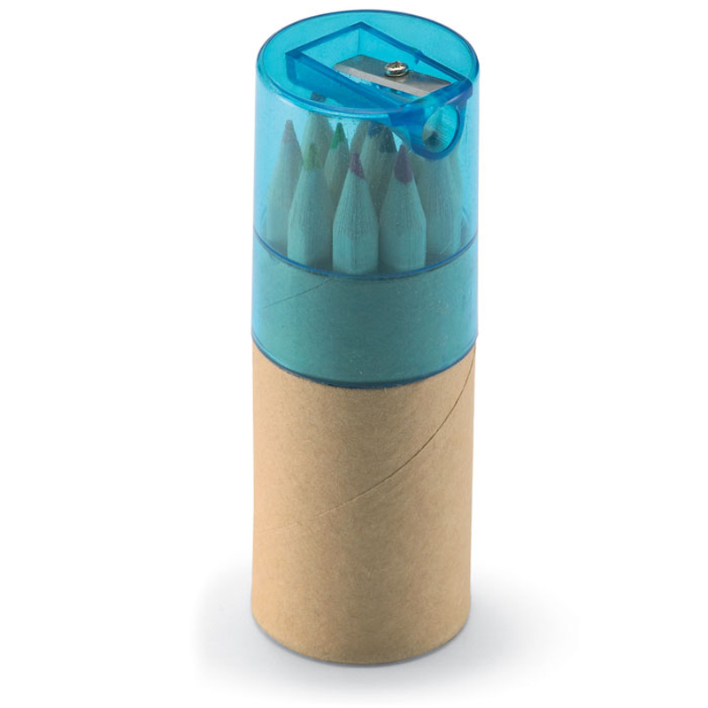 Lambut coloured pencil tube with blue lid