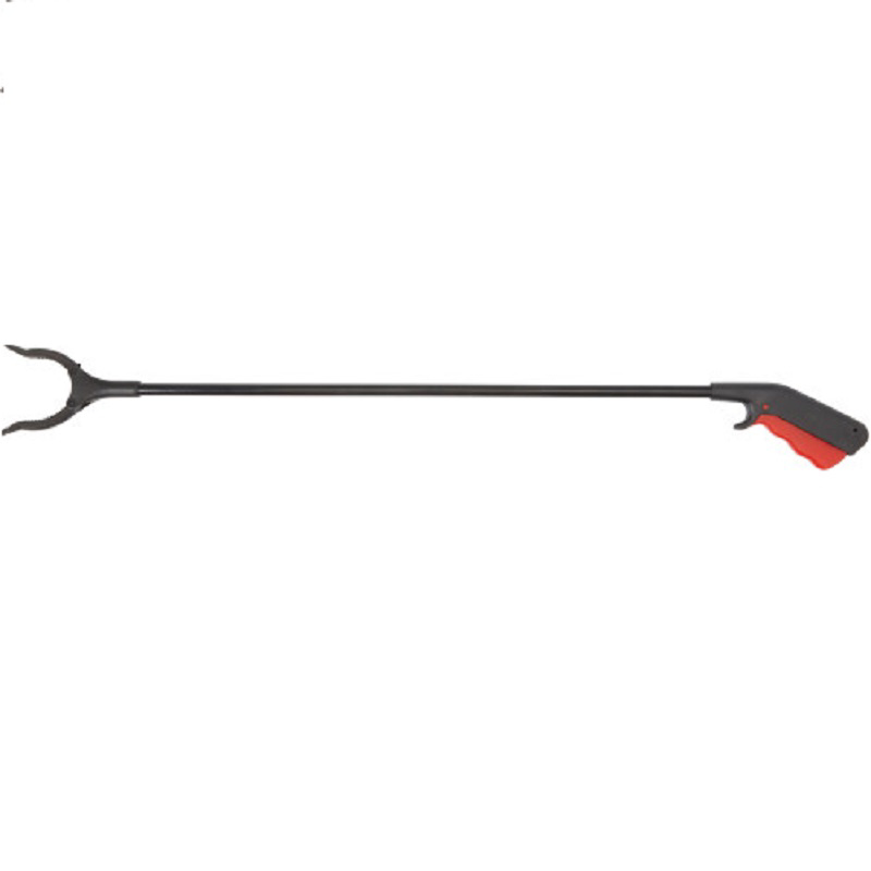 Litter Pickup Tool in black and red