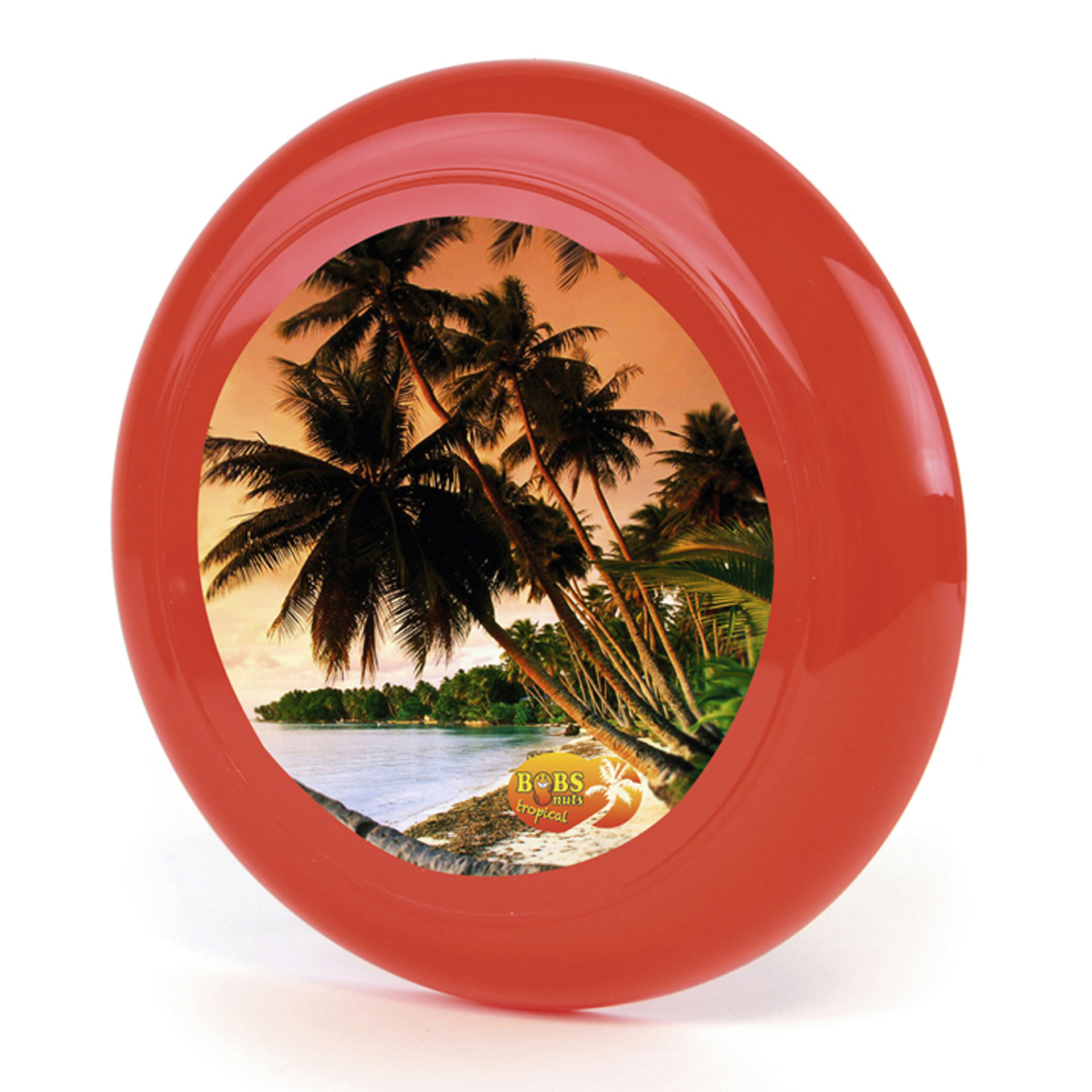 Low Cost Frisbee in red with digital print
