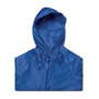Majestic raincoat hood in blue