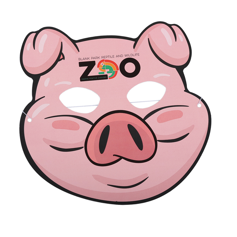 paper cartoon pig mask