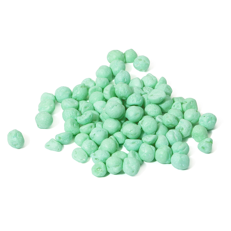 green coloured millions chewy sweets