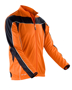 Men's Bikewear Long Sleeved Top in orange with black detail and reflective piping