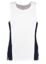 Men's Cooltex Vest White and Black