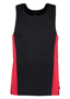 Men's Cooltex Vest Black and Red