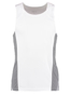Men's Cooltex Vest White and Grey