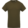 Men's Organic Cotton T-shirt in khaki