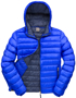 Men's Snow Bird Hooded Jacket in blue with navy lining