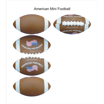 Bespoke Mini American Football Balls.  Made in PVC or Rubber