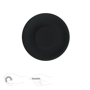 Mini Long Distance Frisbee Silicone in black