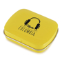 Promotional mint tin in yellow