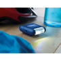 Mirino Bike Light in blue on desk