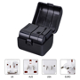 Mr Universe Travel Adaptor in Black