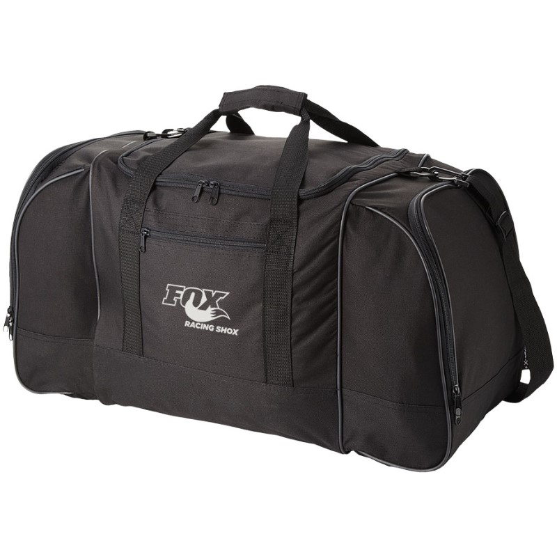 Nevada Travel Bag in black with 1 colour print logo