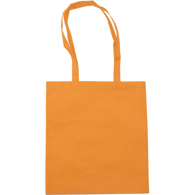 Over the shoulder tote bag in orange